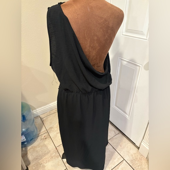 Fred David Chic Black One-Shoulder Dress - Picture 3 of 4